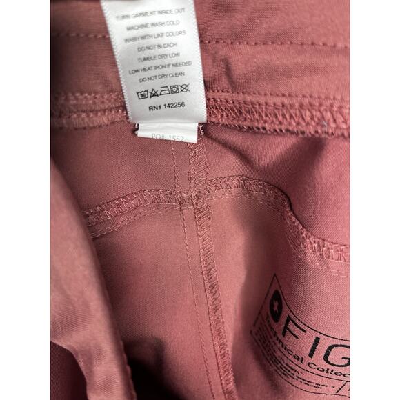 FIGS Kade Cargo Pants Figs Mauve Drawstring Women Sz M Petite Medical Cargo - Picture 13 of 13